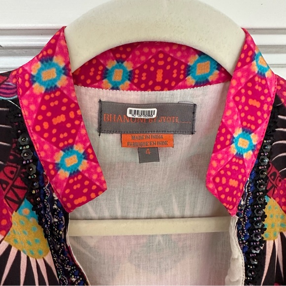 Anthropologie Bhanuni by Jyoti Ronika Beaded V-Neck Maxi Dress - Picture 13 of 16